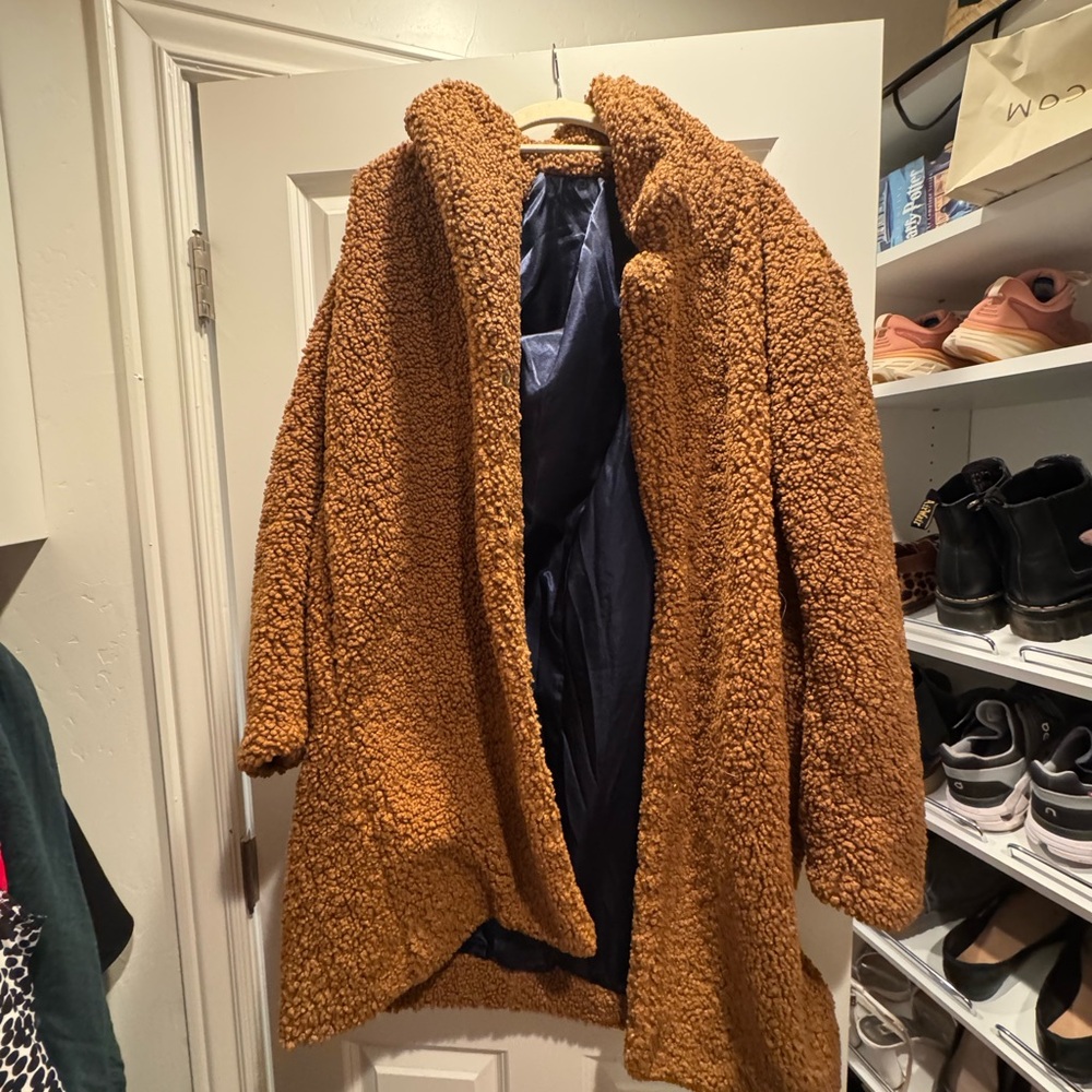 J. Crew Tan Teddy Jacket